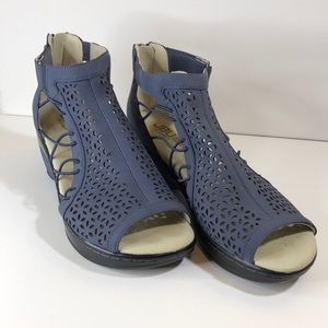 Blue Beach Heels